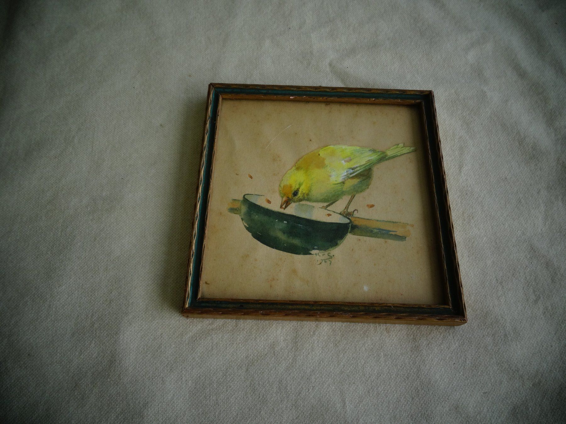 Poster & Bilder: Kleines Bild mit Vogel – Gebraucht aus Neerach von jenny062