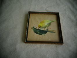 Kleines Bild mit Vogel