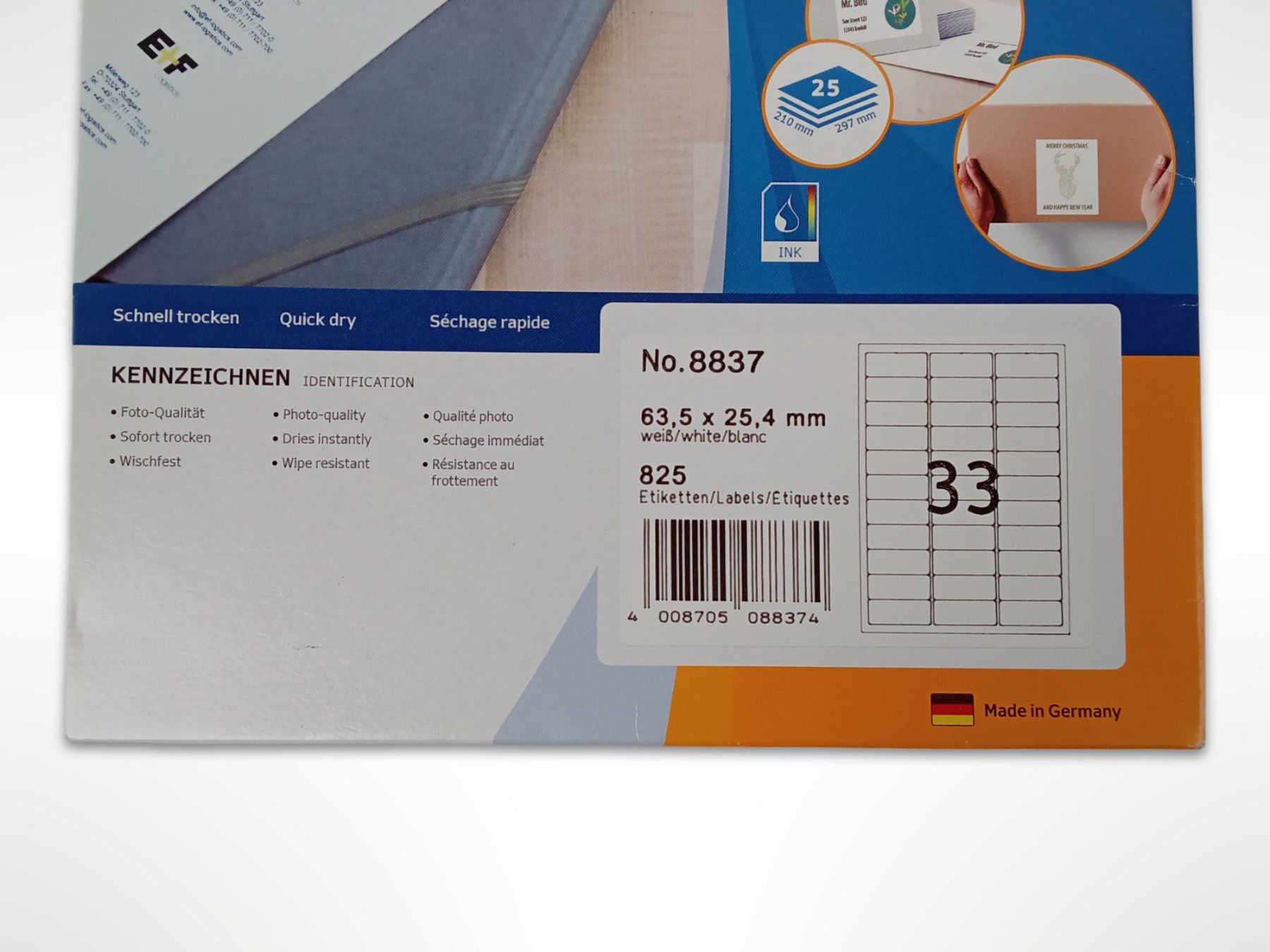 Aufkleber: HERMA Inkjet-Etiketten Nr. 8837 – Neu (gemäss Beschreibung) aus Suhr von Restwert_Suhr 1
