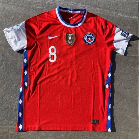 Chile Home Jersey, Arturo Vidal 8, Nike, Copa América 2020