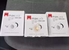 Spot LED encastré 230 Volts 3 pièces 