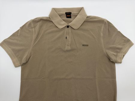 BOSS Poloshirt Herren – Beige / Sand – Grösse XL