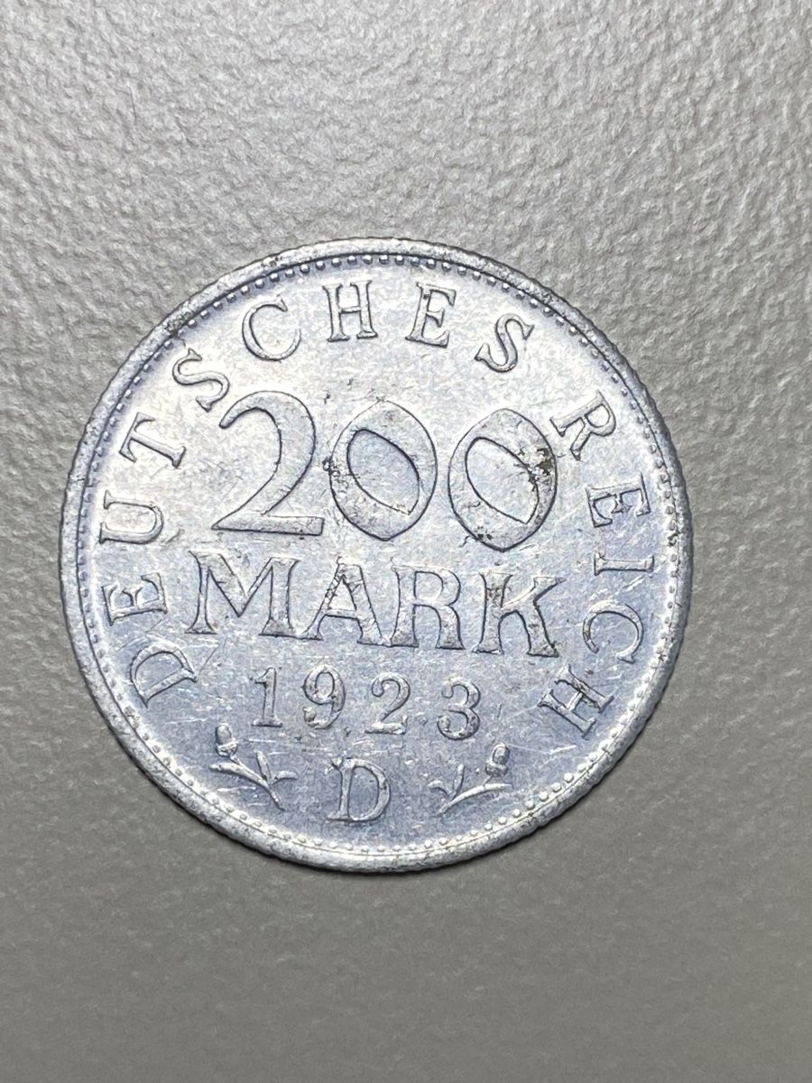 Tutti le monete: Deutsches Reich - 200 Mark - 1923 D – Usato da Payerne venduto da Mike1682