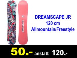 🔴  Snowboard DREAMSCAPE 120cm Allmountain/Freestyle /288B