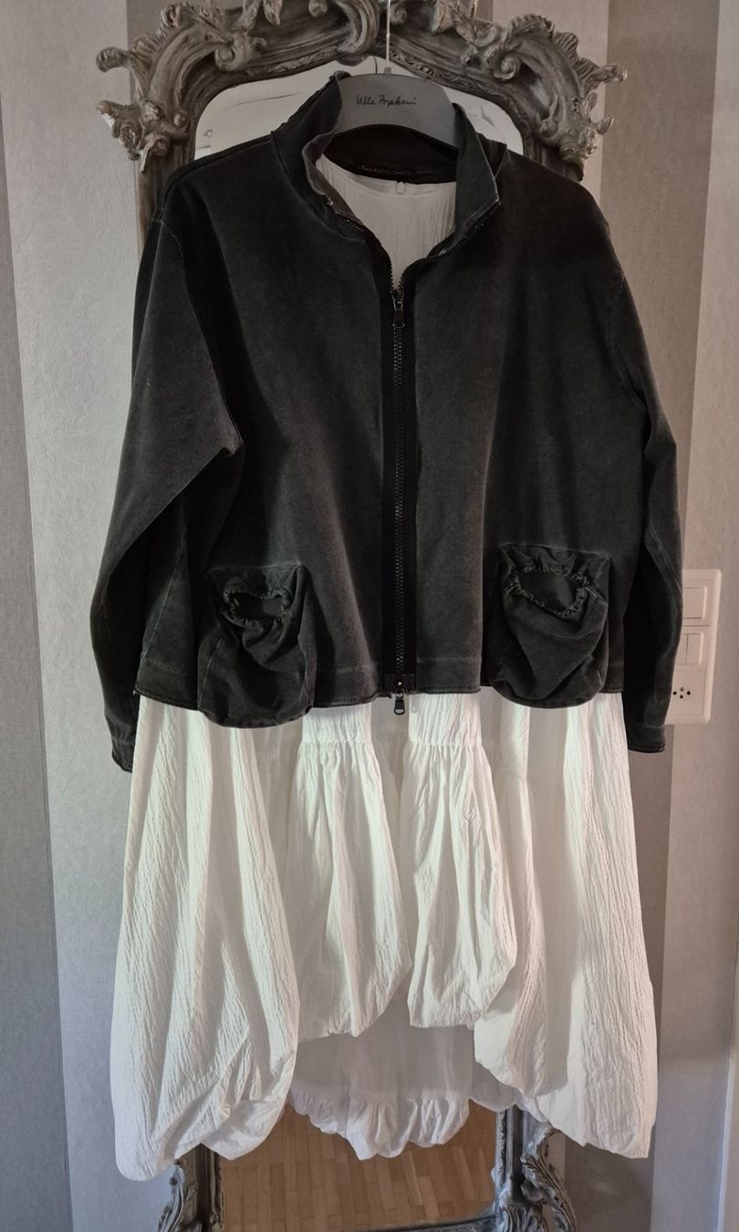 Barbara Speer Jacken: Barbara Speer Sweat Jacke Gr. 2 anthrazit – Gebraucht aus Tagelswangen von GABGABFI