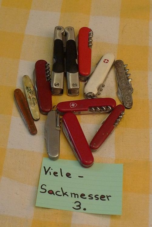 Coltelli tascabile: Viele-Sackmesser! 3. – Difettoso da Bern venduto da bn1640 3