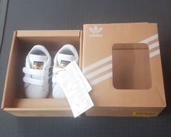 Adidas Superstar crib Krabbelschuh Gr 17 neu