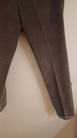 Cappellini Hose Cord Braun Made in Italy, Gr. 46 Top!neu