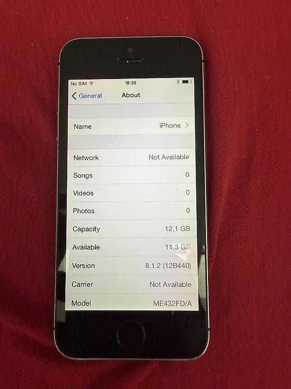 Handys / Smartphones: iPhone 5s Space Grau 16GB iOS 8.1.2 – Gebraucht aus Altikon von nag_hhy5 2