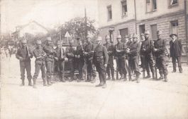 Militär // 1914-18 Soldaten Zoll Otterbach Wachtposten