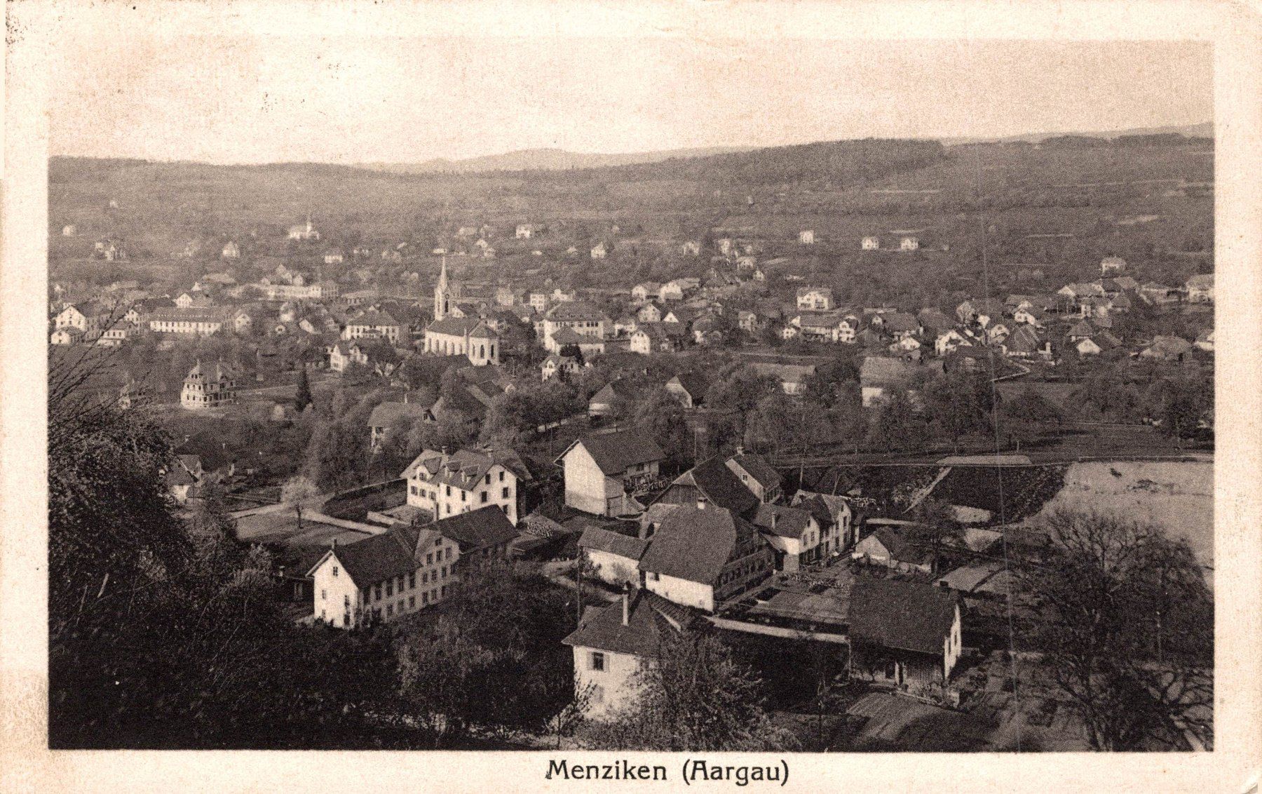 Cartoline postali: Menziken (Aargau) – Usato da Bronschhofen venduto da Astore