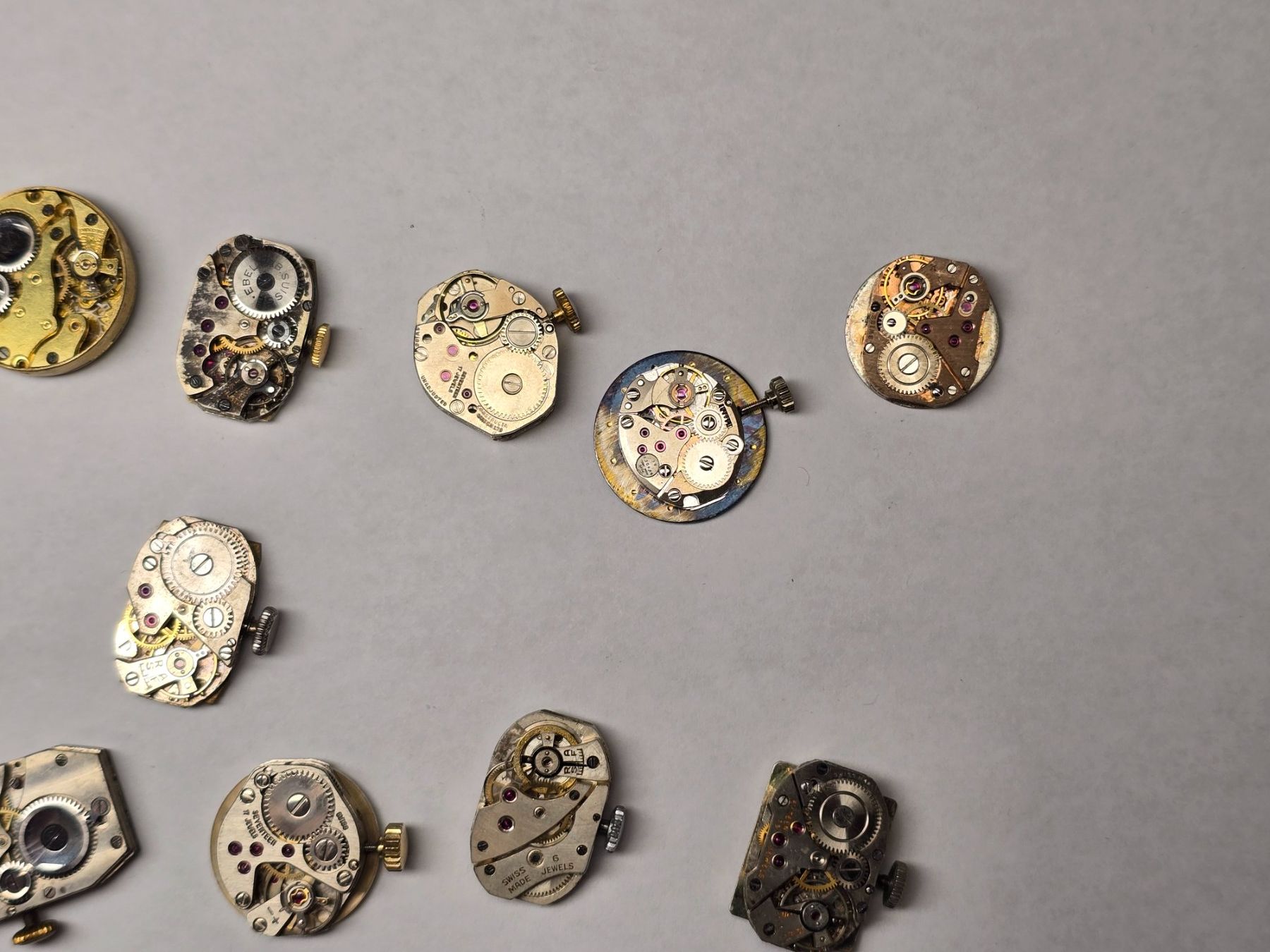 Uhren: Lot de 14 mouvements de montres – Defekt aus Tramelan von Nirdan 3