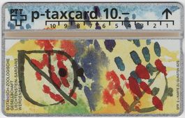 10 CHF Botanisch-Zoologische Gesellschaft - Künstler Taxcard