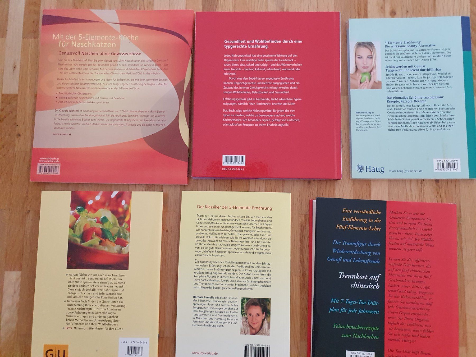 Bücher: Div. Bücher zur 5-Elemente-Ernährung – Gebraucht aus Reigoldswil von Velmakelly 1