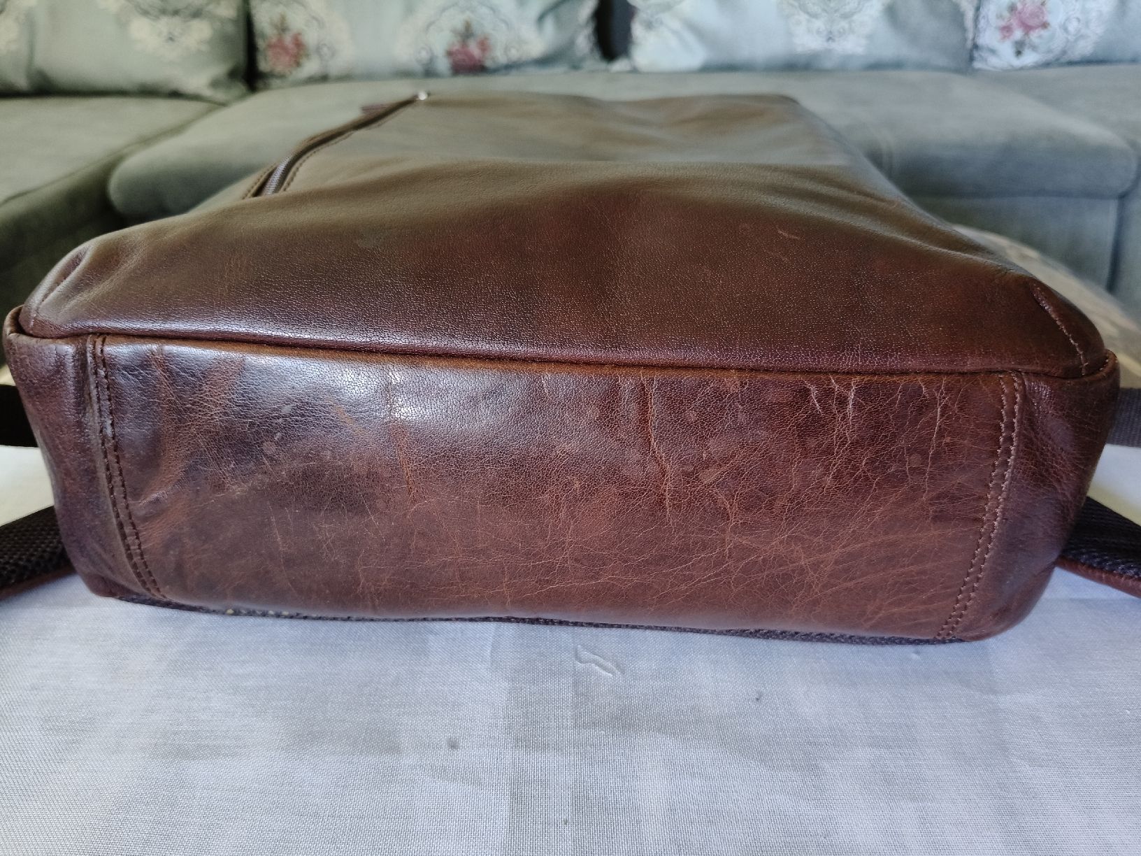Rucksäcke: Lloyd Backpack Brown Leather Used – Gebraucht aus Zürich von sha_vw65 2