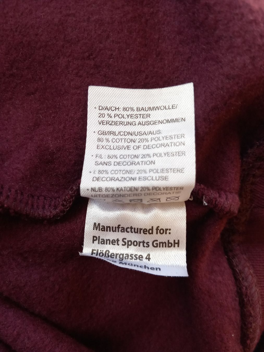 Maglioni & Felpe: Sweat à capuche violet / bordeaux Taille M – Usato da Faoug venduto da per_kp6r 4