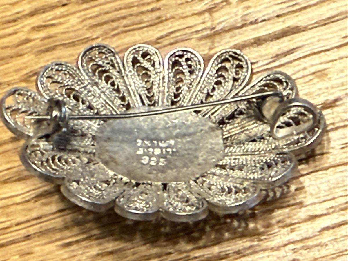 Spille & Fermagli: Silber Brosche 925 Silber Sterling – Usato da Goldach venduto da Donpancho 4