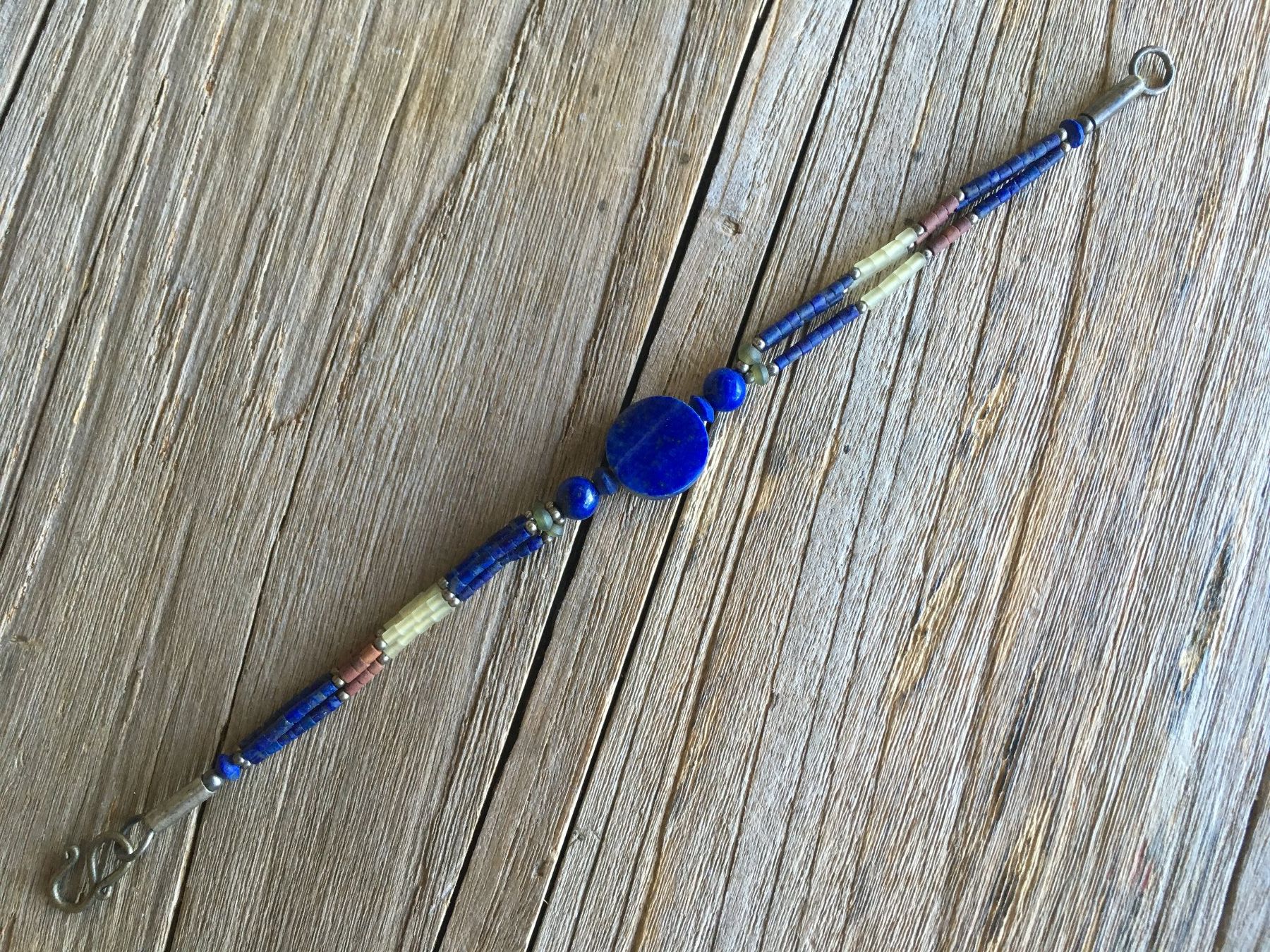 Armbänder & -reifen: ARMBAND / ARMKETTE  LAPISLAZULI  LÄNGE 21cm – Neu und originalverpackt aus Aesch ZH von LiquidAktion 3