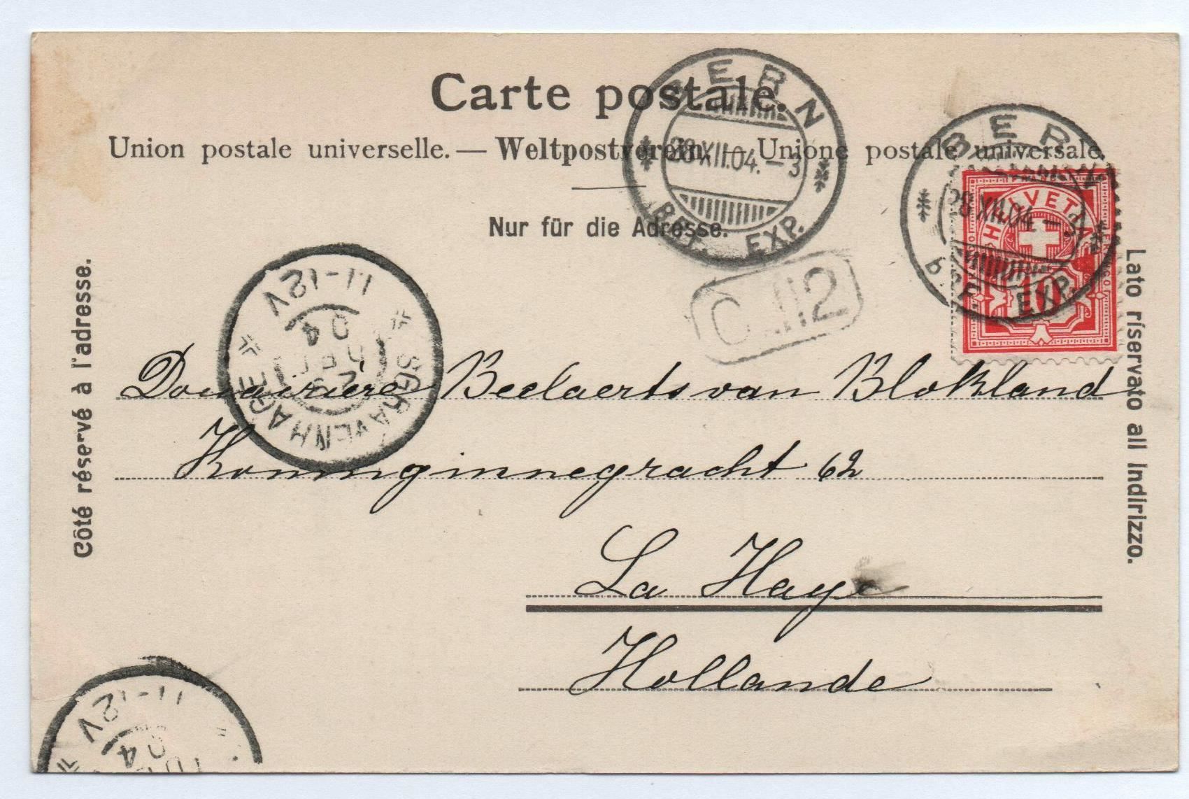Cartoline postali: BERN Gruss aus dem Sulgenbach – Usato da Jona venduto da philajona 1