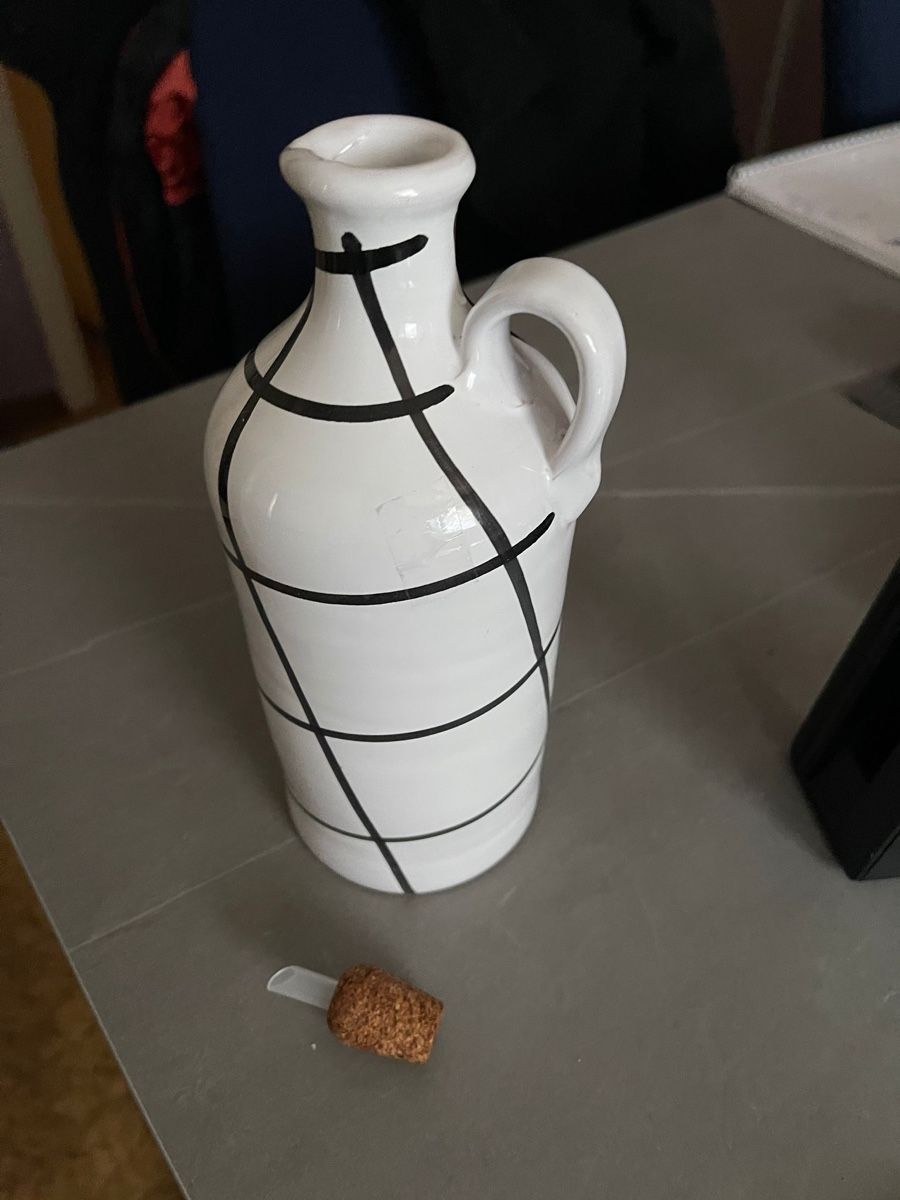 Caraffe: Dekorative Oel/Essig Karaffe, Keramik – Usato da Zürich venduto da Krikri21 1