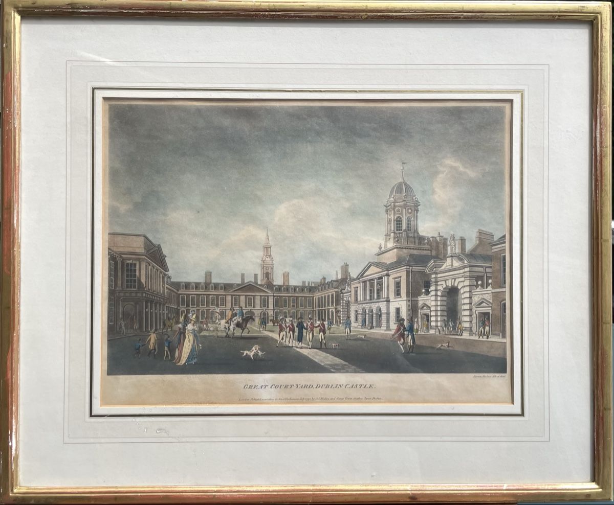 Incisioni: J. Malton 4 vues de Dublin 1799 – Usato da Biel/Bienne venduto da Galaq 1