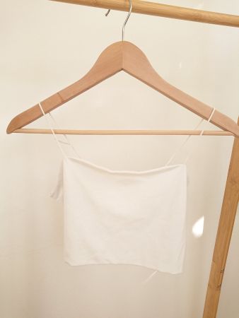 Damen Festival Top Bustier SHEIN Gr. S Weiss