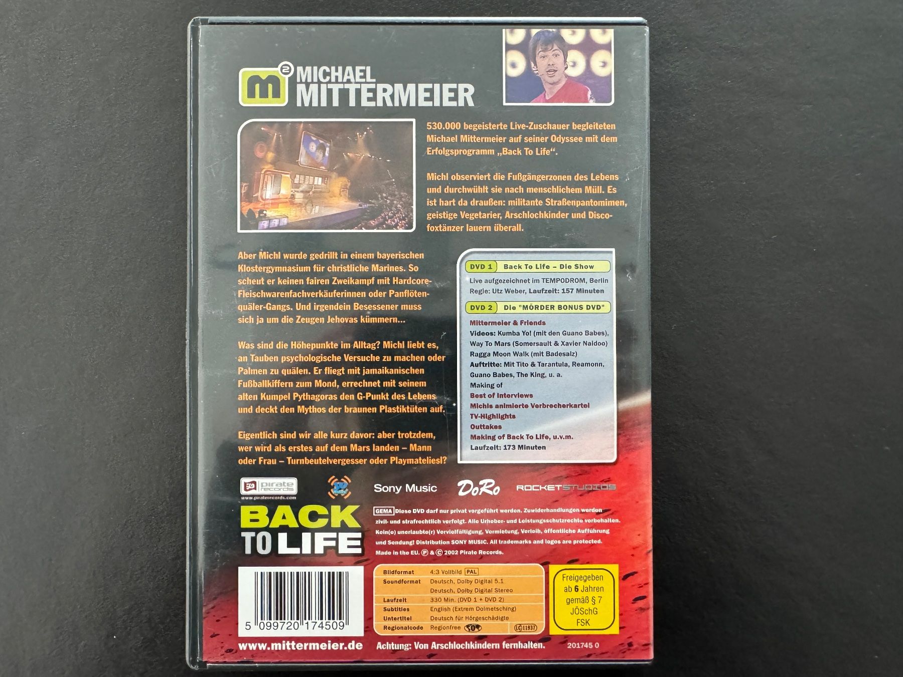 Tutti i DVDs: Comedy DVD - Michael Mittermeier - Back to Life – Usato da Zollikon venduto da Krenapf 1