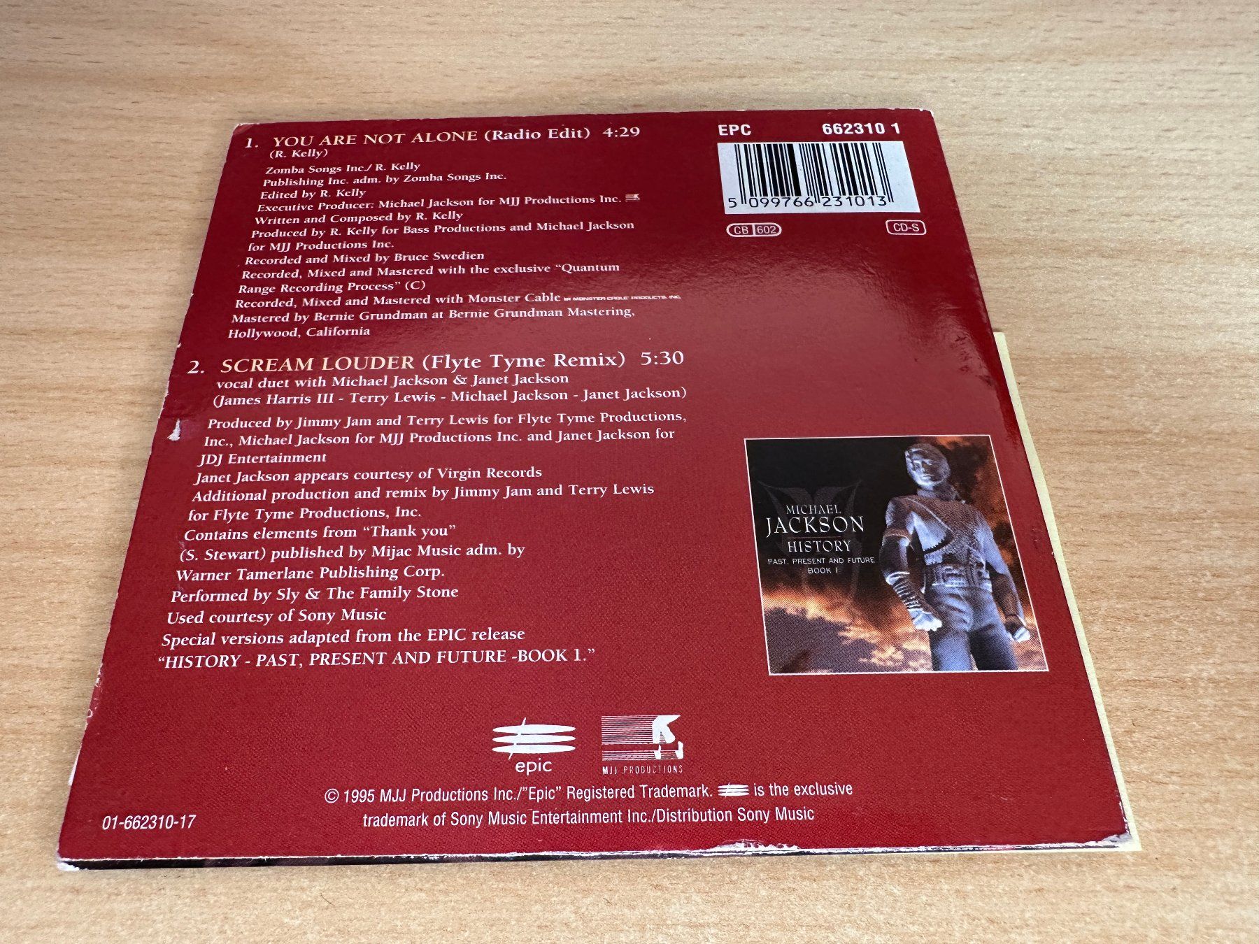 CD: Michael Jackson – You Are Not Alone - Single CD – Usato da Rikon im Tösstal venduto da Alpenmutz 1