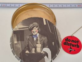 Vintage Swissair Dose Anhänger "Do not disturb" Pin Sammlung
