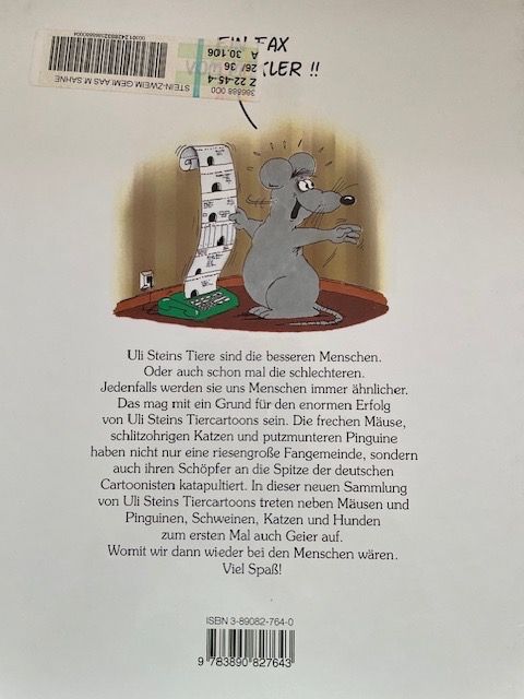 Fumetti: Zweimal gemischtes Eis mit Sahne - Uli Stein Cartoons – Usato da Zürich venduto da LodgE-21 2
