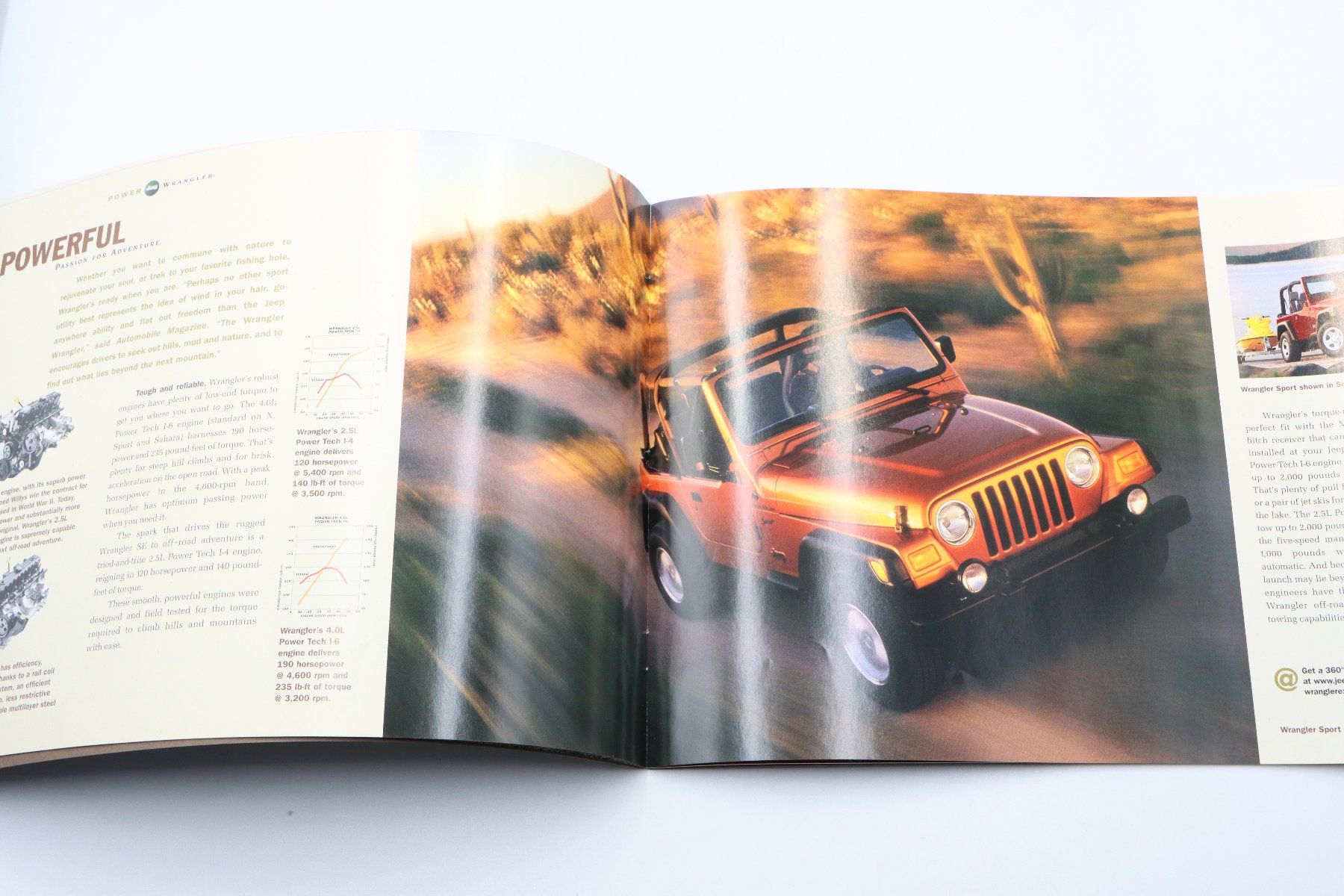 Jeep Documenti: Jeep Wrangler 2001 Prospekt – Usato da Bühl b.Aarberg venduto da Collectorpassions 5