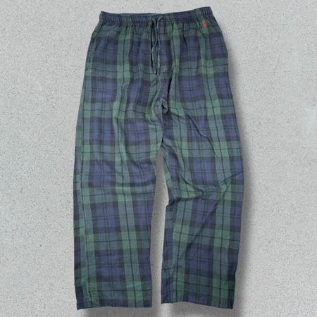 Pantalon Sleepwear Ralph Lauren bleu et vert - L
