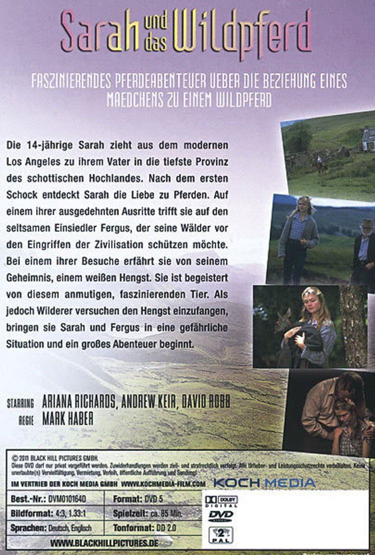 Tutti i DVDs: Sarah und das wilde Pferd                          ©'2011 – Usato da St. Gallen venduto da elk2020 1