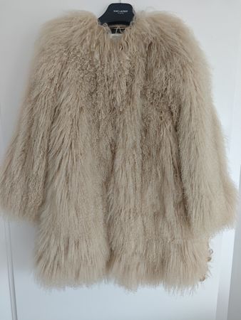 SAINT LAURENT Mongolische Ziegenfelljacke selten