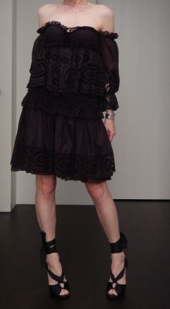 Orig TOM FORD schulterfreies Kleid Gr. 36, NP Fr. 3'900.--