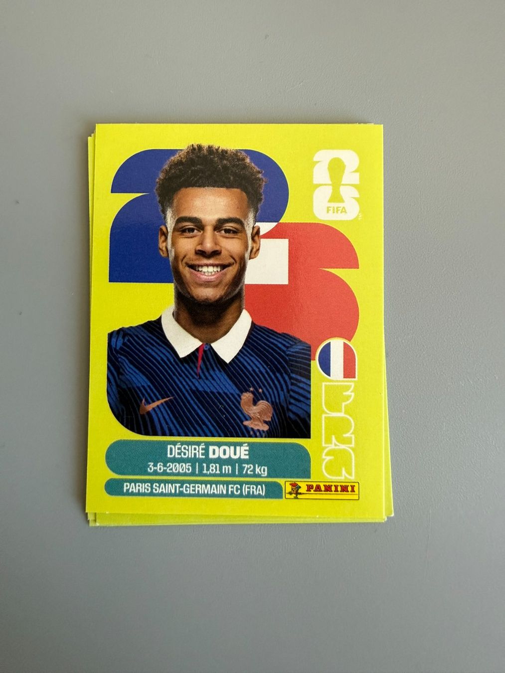 Panini Cartes à collectionner: Panini Desire Doue FRA17 – D'occasion à Liebefeld par Ronaldo-1996