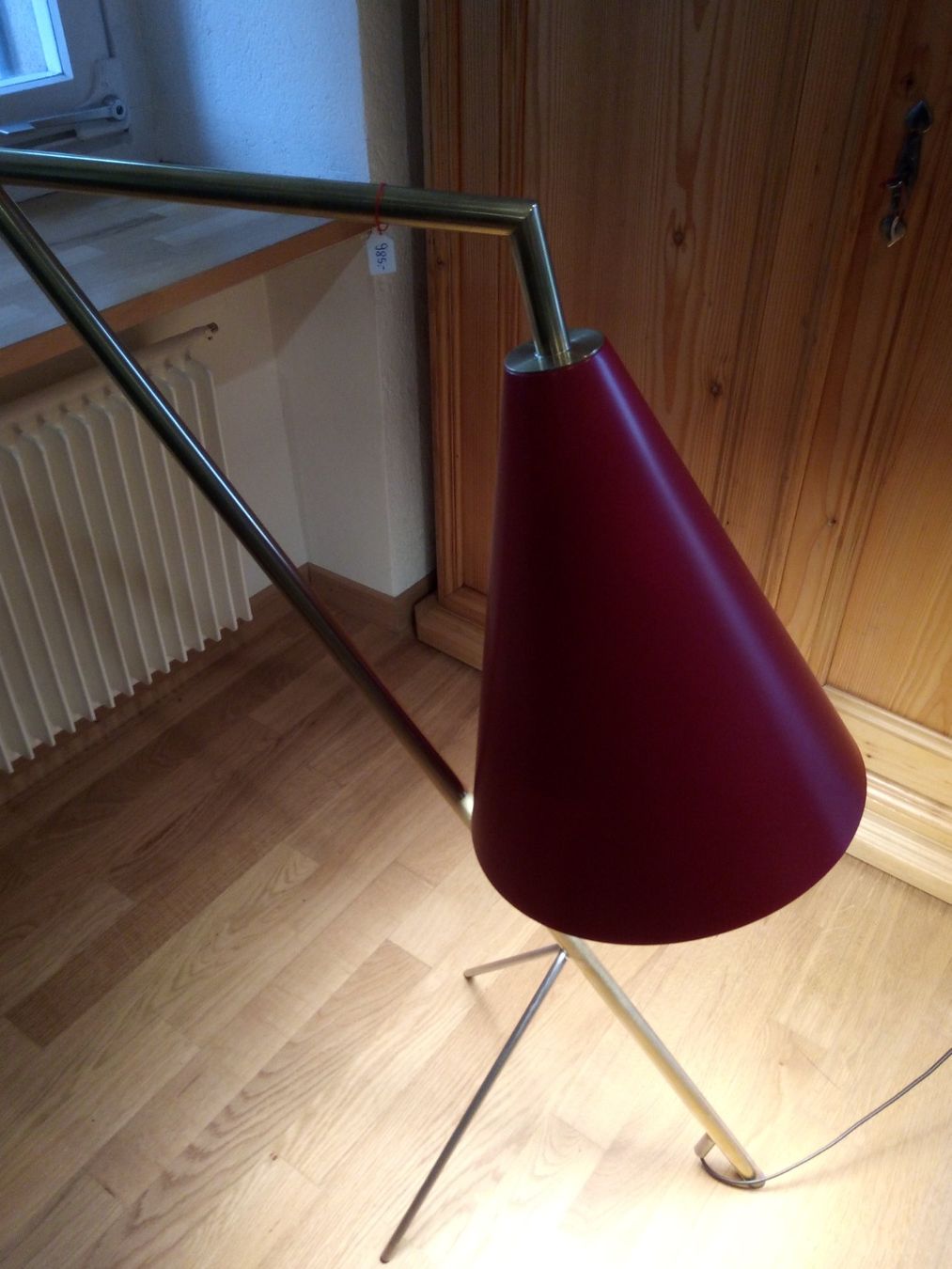 Lampade: Mid- Century Designer Ambiente Lampe Rot – Usato da Zürich venduto da edi_c2m6 5