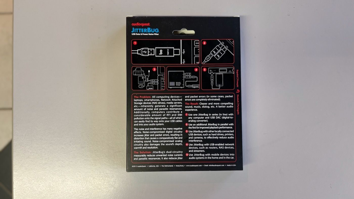 AudioQuest Cavi: AUDIOQUEST JitterBug Digital High-End Tuning Audiotool – Usato da Rickenbach SZ venduto da Ouir 3