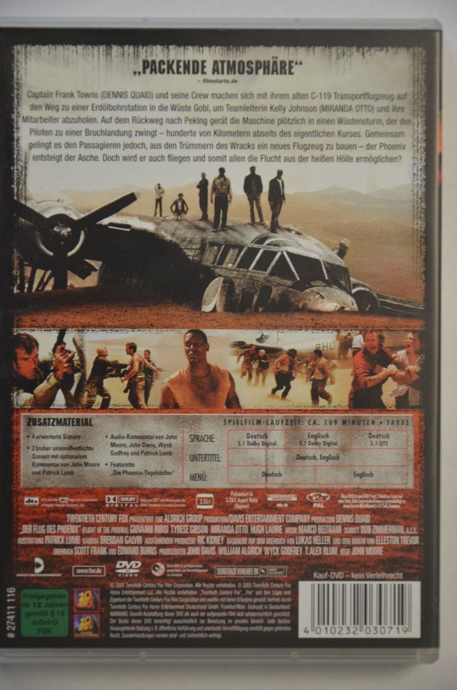Alle DVDs: Der Flug des Phoenix – Neu (gemäss Beschreibung) aus Wetzikon ZH von bausie 1