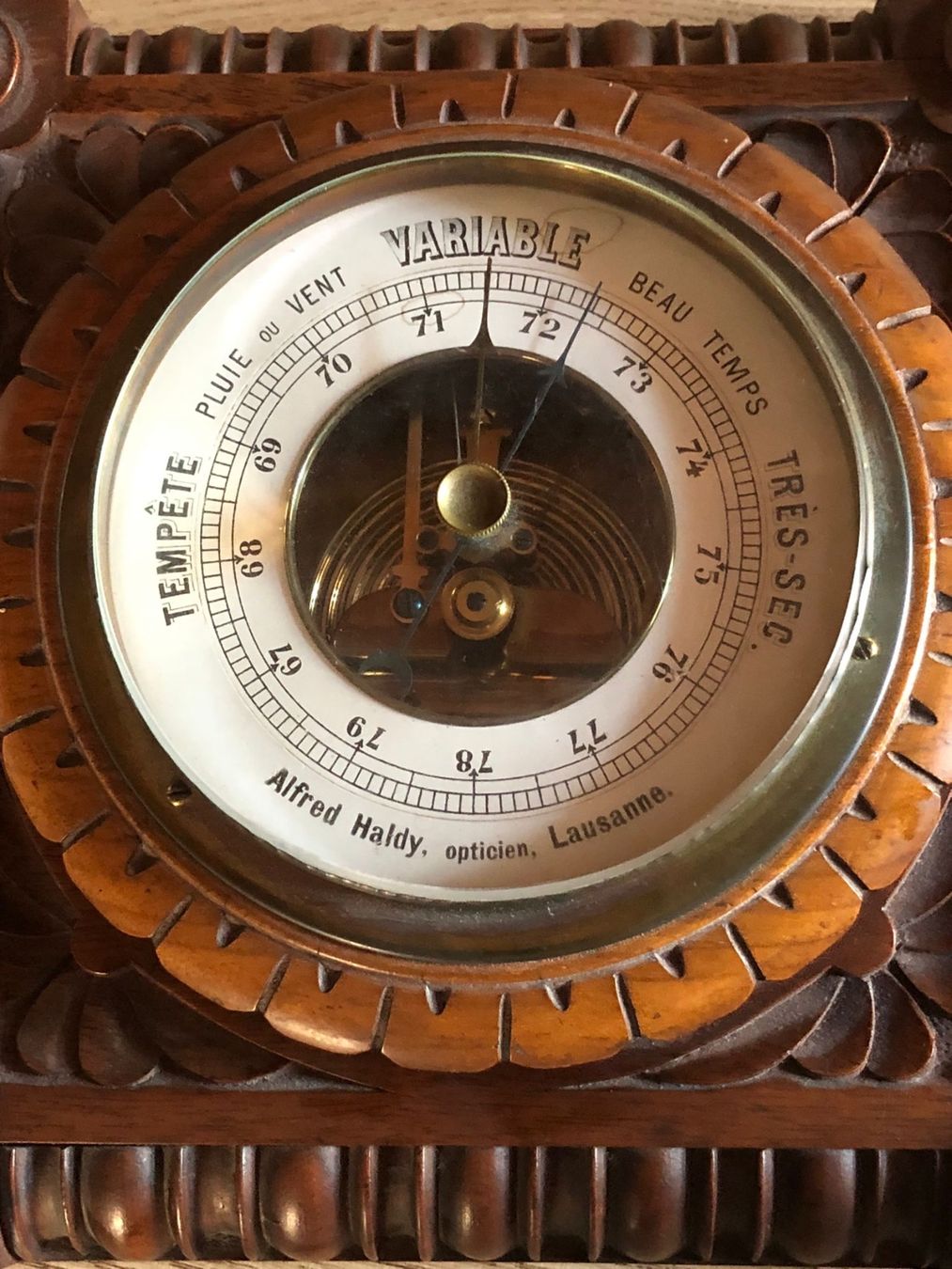 Altri elettrodomestici e apparecchi d’epoca: Hübscher antiker Barometer – Usato da Röschenz venduto da Tashroal 1