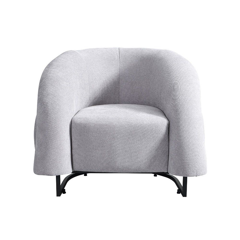 Poltrone: Premium Sessel CLARA Samtgewebe - Grau – Nuovo e nell'imballaggio originale da Wallenwil venduto da toesstal-vertrieb 3