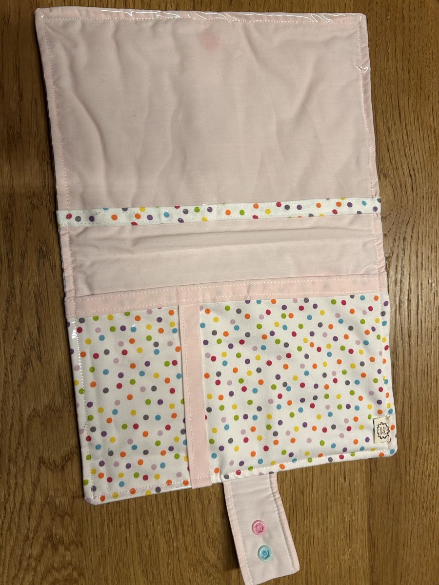 Blocchi: Handmade Polka Dot Baby Document map  New! – Nuovo (secondo la descrizione) da Territet venduto da gue_s7rn 3