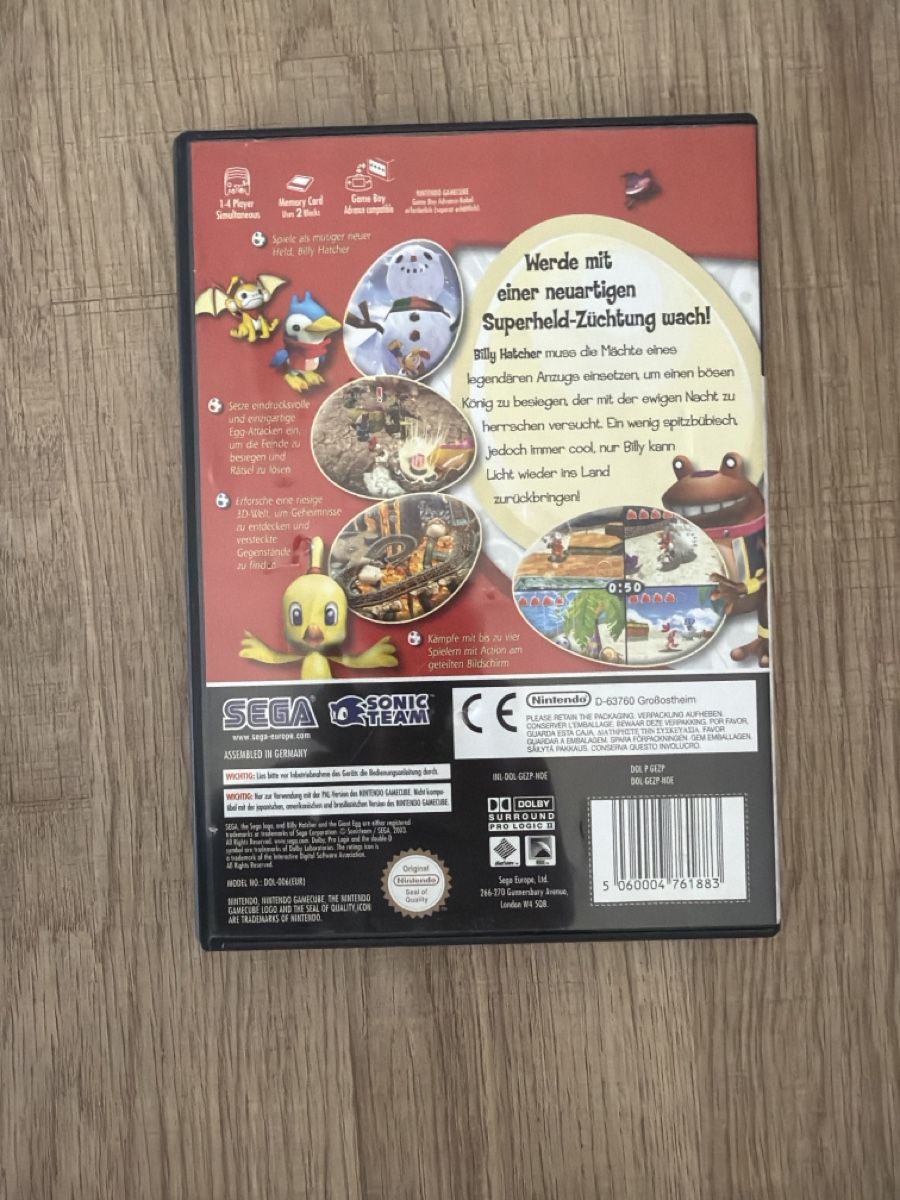 Nintendo Giochi: Billy Hatcher Nintendo Gamecube – Usato da Hagendorn venduto da masterchieff 1