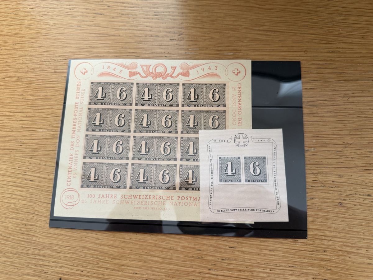 Alle Briefmarken: 3 Blöcke Schweiz  – Gebraucht aus Murgenthal von Tina_4055