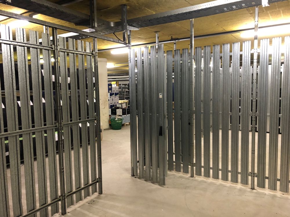 Keller Trennwände / Kellerabteile aus Metall Systemtrennwand Kaufen