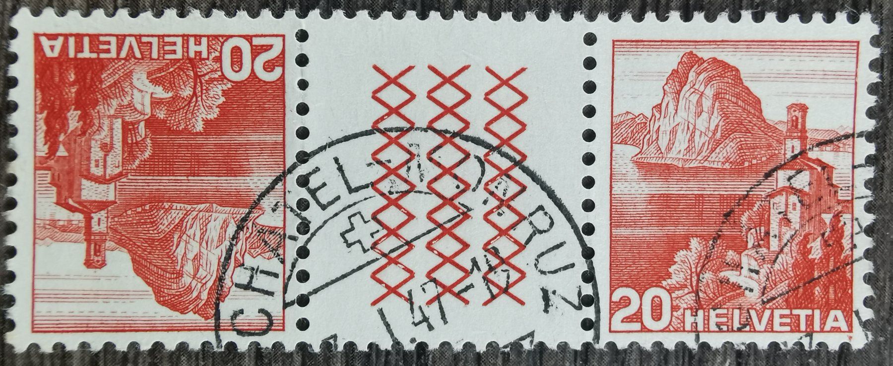 Tutti i francobolli: TR08 Timbre Suisse 19xx Oblitere – Usato da Cousset venduto da Patrick_Collections