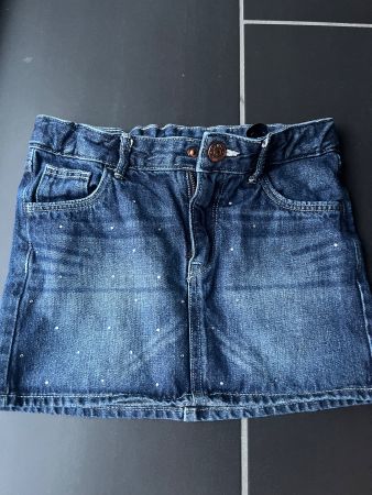 Jeansrock mit Strass Grösse 128, 7-8Y
