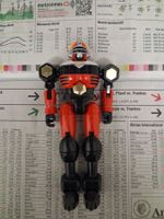 Actionfigur Roboter rot schwarz gebraucht guter Zustand