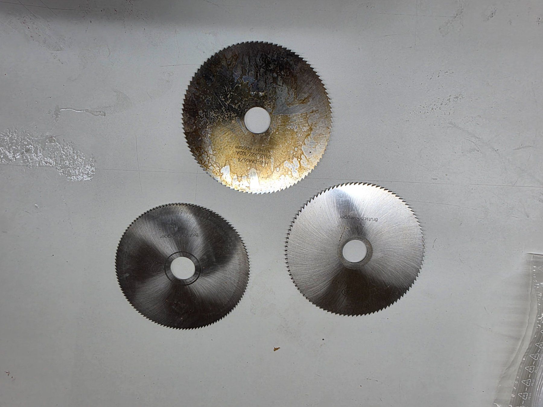 Seghe: 3Stk. HSS Metallkreissägeblatt – Usato da Rüti ZH venduto da Madeira14