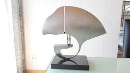 Magnifique sculpture œuvre d'art abstraite en métal